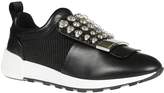 Thumbnail for your product : Sergio Rossi Embellished Slip-on Sneakers