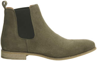 Ask the Missus Endeavour Chelsea Boots Khaki Suede