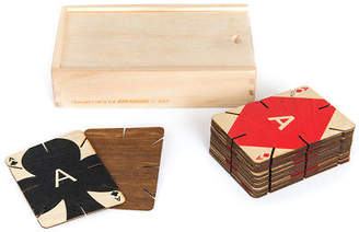 Areaware NEW Plywood Playing Cards