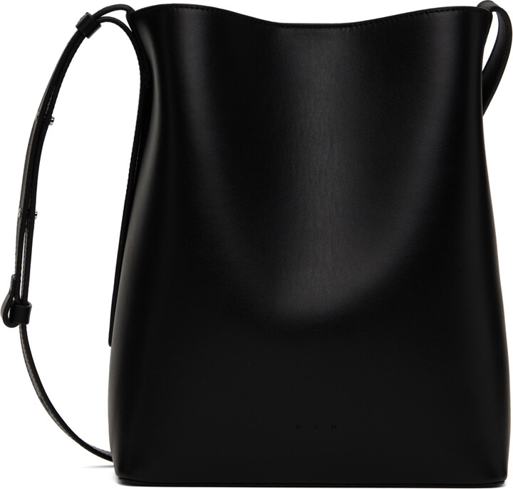 Aesther Ekme - Baguette Leather Shoulder Bag - Womens - Black