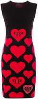 Philipp Plein heart print dress 