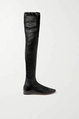 Bottega Veneta Leather Over-the-knee Boots - Black