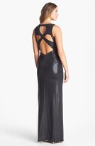 Thumbnail for your product : Laundry by Shelli Segal Back Cutout Jersey Gown