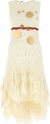 Loewe x Paula's Ibiza Sleeveless Embellished Dress