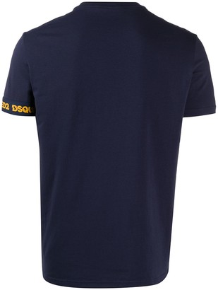 DSQUARED2 single cuff logo T-shirt