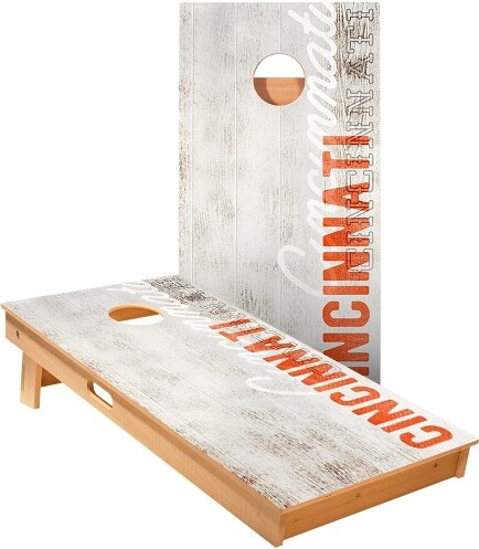 Skip's Garage SkipsGarageCincinnatiVintageGamedayCornholeBoards-ACAStarSeries