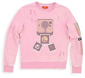 Butter Shoes Girl's Mineral Wash Pullover