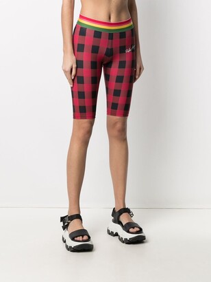 Palm Angels Checked Cycling Shorts