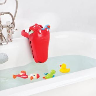 AquatopiaTM Croc Bath Toy Organizer Scoop with Clamp