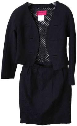Christian Lacroix Blue Cotton Jacket for Women Vintage