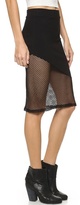 Thumbnail for your product : Monrow Fishnet Skirt