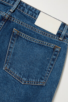 GRLFRND Kate Low-rise Slim-leg Jeans - Dark denim