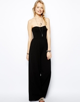 Thumbnail for your product : ASOS Bandeau Jumpsuit with Wide Leg