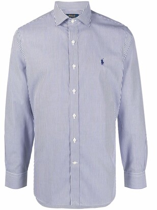 Polo Ralph Lauren Vertical-Stripe Long-Sleeve Shirt - ShopStyle