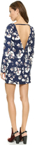 Thumbnail for your product : re:named Long Sleeve Floral Shift Dress
