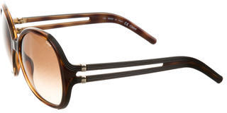 Chloé Oversize Tortoiseshell Sunglasses w/ Tags