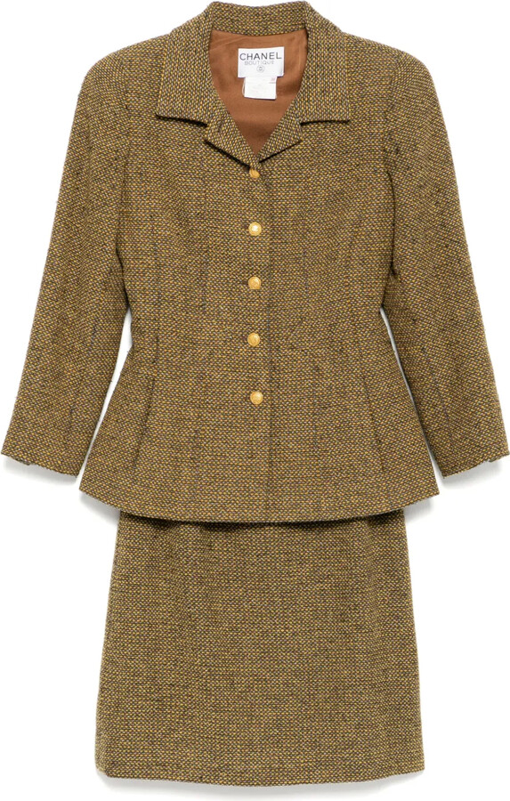 Chanel Pre Owned 1996 Setup Suit Jacket Skirt