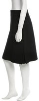 Thumbnail for your product : Akris Punto Knee-Length Wool Skirt