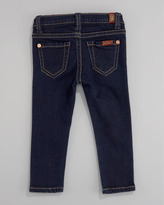 Thumbnail for your product : 7 For All Mankind Rinse Denim Skinny Jeans