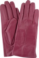 Thumbnail for your product : SNUGRUGS Womens Butter Soft Premium Leather Glove with Woven Stich Design & Warm Fleece Linning - Red - Large (7.5")