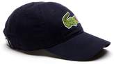 Thumbnail for your product : Lacoste Garbadine Cap with Oversized Crocodile