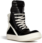 Thumbnail for your product : Rick Owens Men Leather Geobasket Sneakers