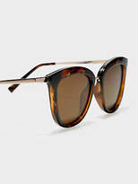 Thumbnail for your product : Le Specs New Lespecs Womens Caliente Sunglasses In Tortoise And Rose Gold