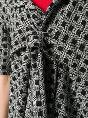 Yohji Yamamoto Pre-Owned Patterned Knot Detail Jacket