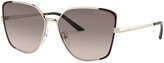Thumbnail for your product : Prada Cat-Eye Metal Sunglasses