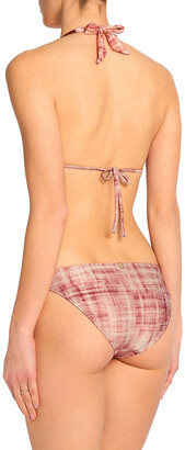 Vix Paula Hermanny Thai Printed Low-rise Bikini Briefs