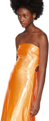 Saks Potts Orange Shimmer Jepska Dress