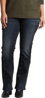 Silver Jeans Women's Plus-Size Suki Slim Boot Pants