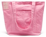 Thumbnail for your product : Raf Simons Logo-patch Zipped Canvas Tote Bag - Pink