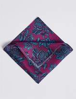 Thumbnail for your product : Marks and Spencer Pure Silk Printed Pocket Square