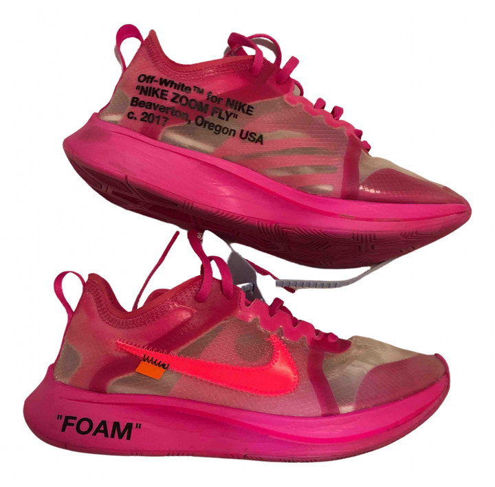 zoom fly pink off white