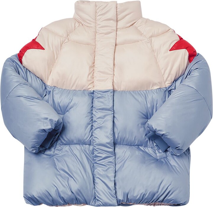 MonnaLisa Nylon puffer jacket w/ star patch - ShopStyle Girls' Outerwear