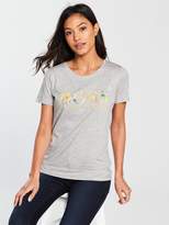 Thumbnail for your product : BOSS ORANGE Floral Logo Print Tee - Grey