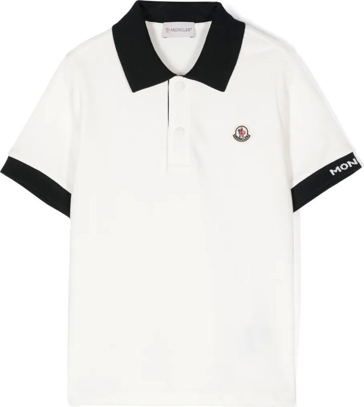 Moncler Enfant Logo-Patch Polo Shirt