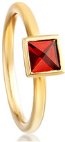 Thumbnail for your product : Astley Clarke Square Sonatina 18ct gold vermeil garnet ring