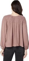 Thumbnail for your product : Lucky Brand Smocked Peasant Blouse