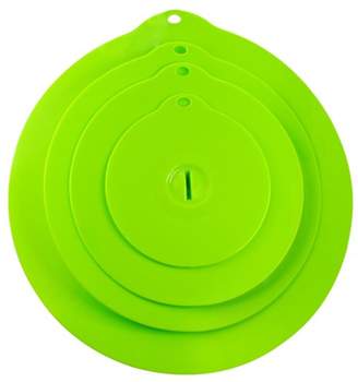 Silicone Pot Lid Set of 4 Green
