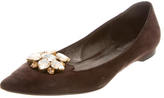 Thumbnail for your product : Dolce & Gabbana Crystal Bellucci Flats