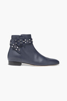 Thumbnail for your product : Jimmy Choo Hallie Buckle-embellished Leather Ankle Boots