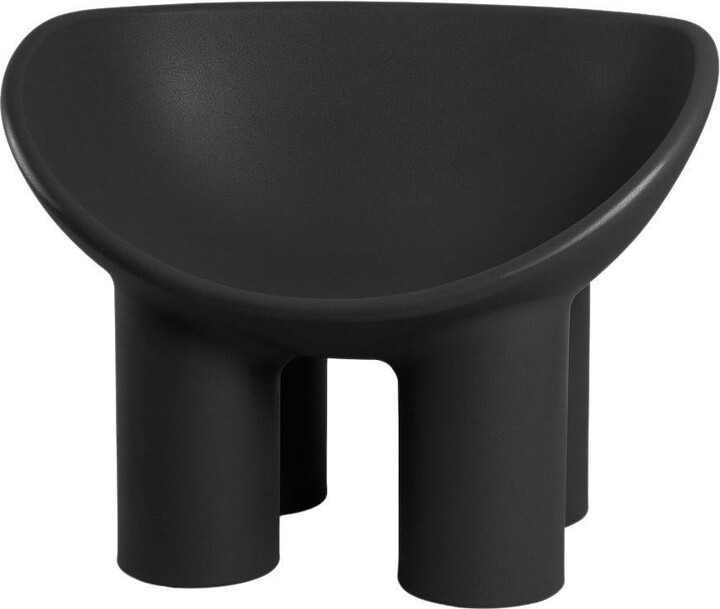 Driade In Stock Roly Poly Armchair Charcoal By Driade, Faye Toogood