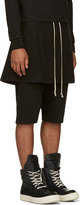 Thumbnail for your product : Rick Owens Black Panelled Shorts