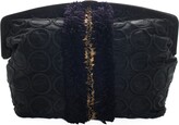 Thumbnail for your product : Marni Black Nylon Fringe Foldover Clutch (Authentic Pre-Owned)