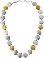 Thumbnail for your product : Gurhan Flake Silver & 24k Disc Necklace