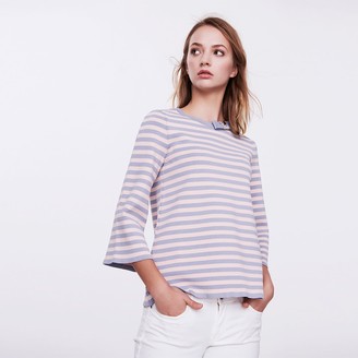 The Extreme Collection Pink & Purple Striped Shirt Fabiola
