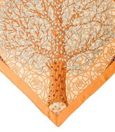 Thumbnail for your product : Hermes Axis Mundi II Silk Scarf