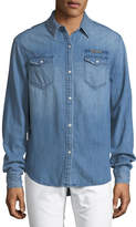 Thumbnail for your product : Frame Military Woven Denim Shirt